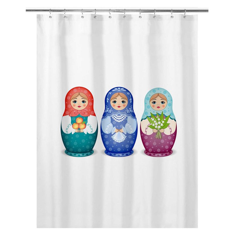 TUYO PRINT - Cortina de Baño Muñecas Rusas - Tuyo Print