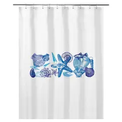 TUYO PRINT - Cortina de Baño Conchitas -