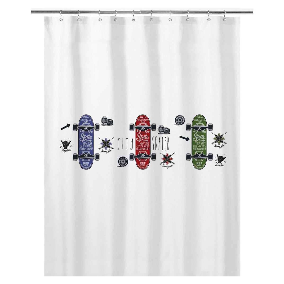 TUYO PRINT - Cortina de Baño Skate - Tuyo Print