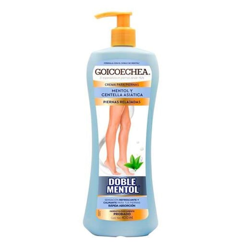 GOICOECHEA - Goicoechea Crema Efecto Doble Mentol Detox 400 ml