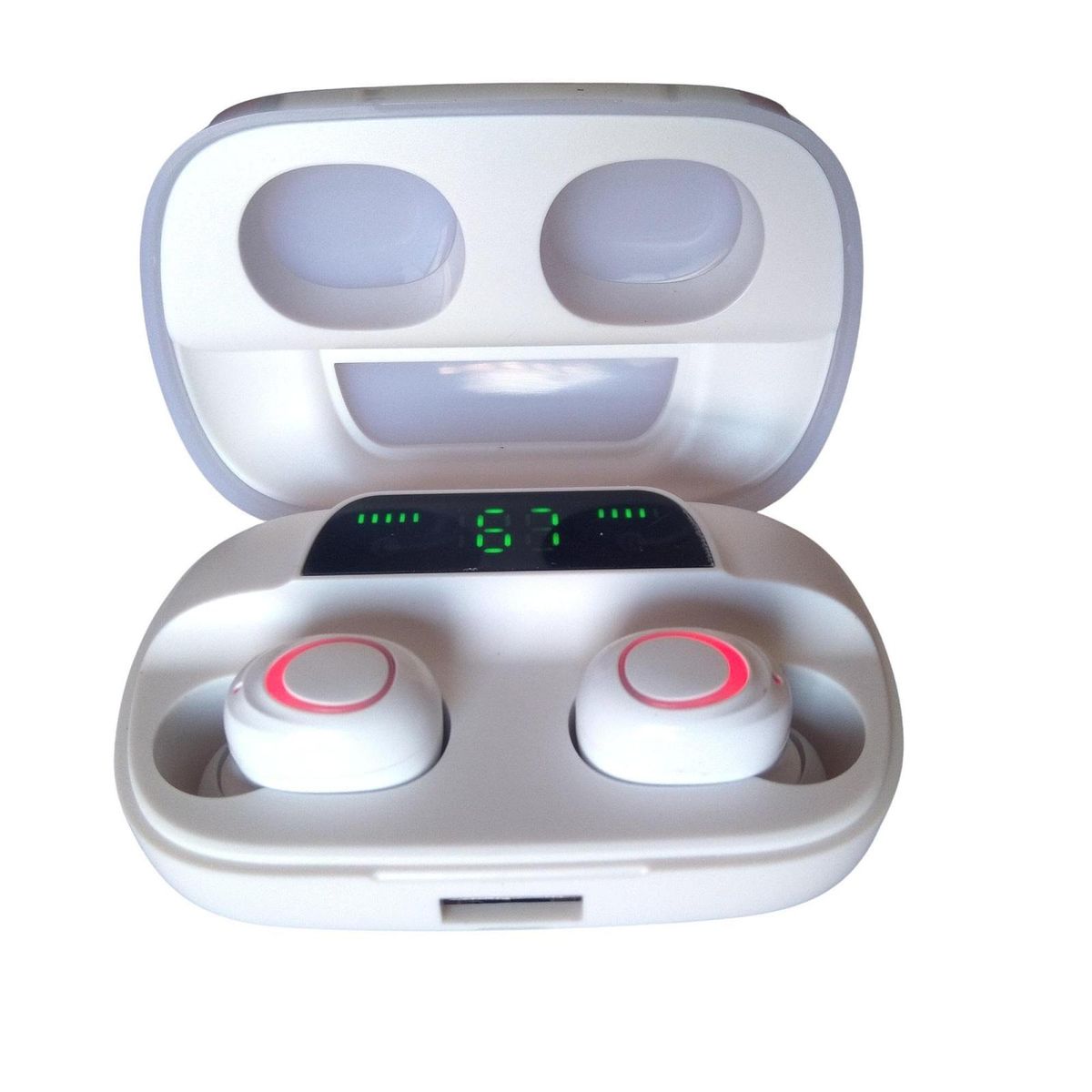 CASTLETEC - Audifonos Bluetooth Tws S11 Estuche Carga 2200 Mah