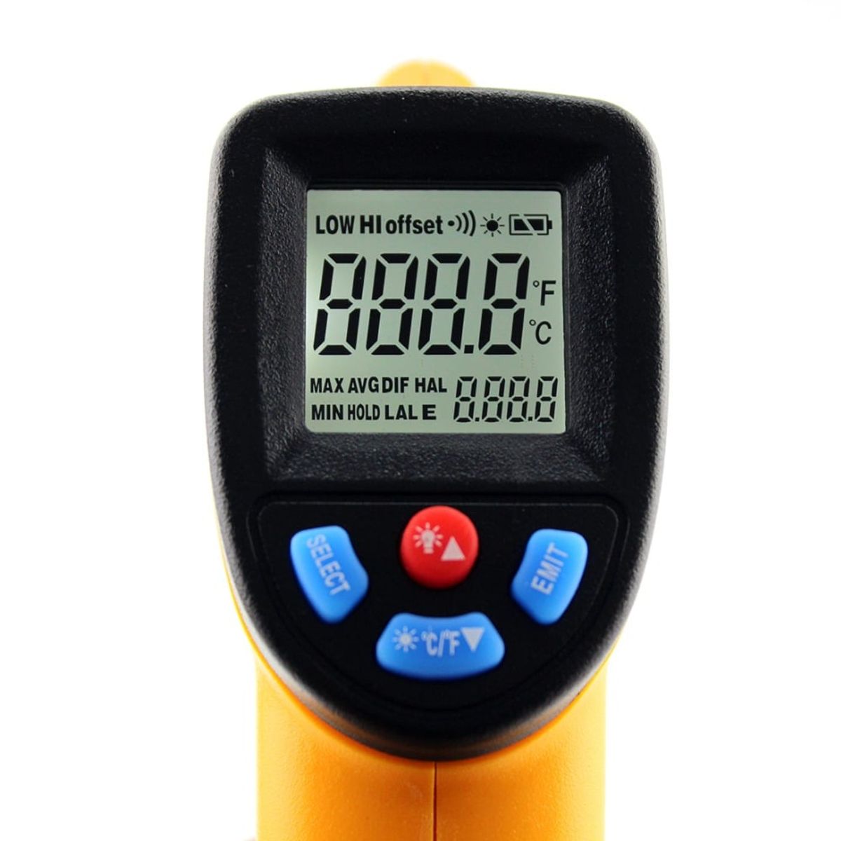 CASTLETEC - Termómetro infrarrojo digital Laser GM320