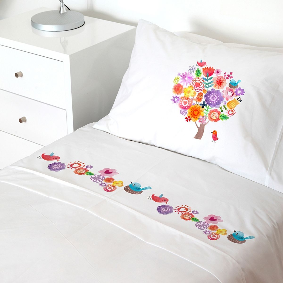 TUYO PRINT - Juego de Sábanas 15 Plaza Arbolito