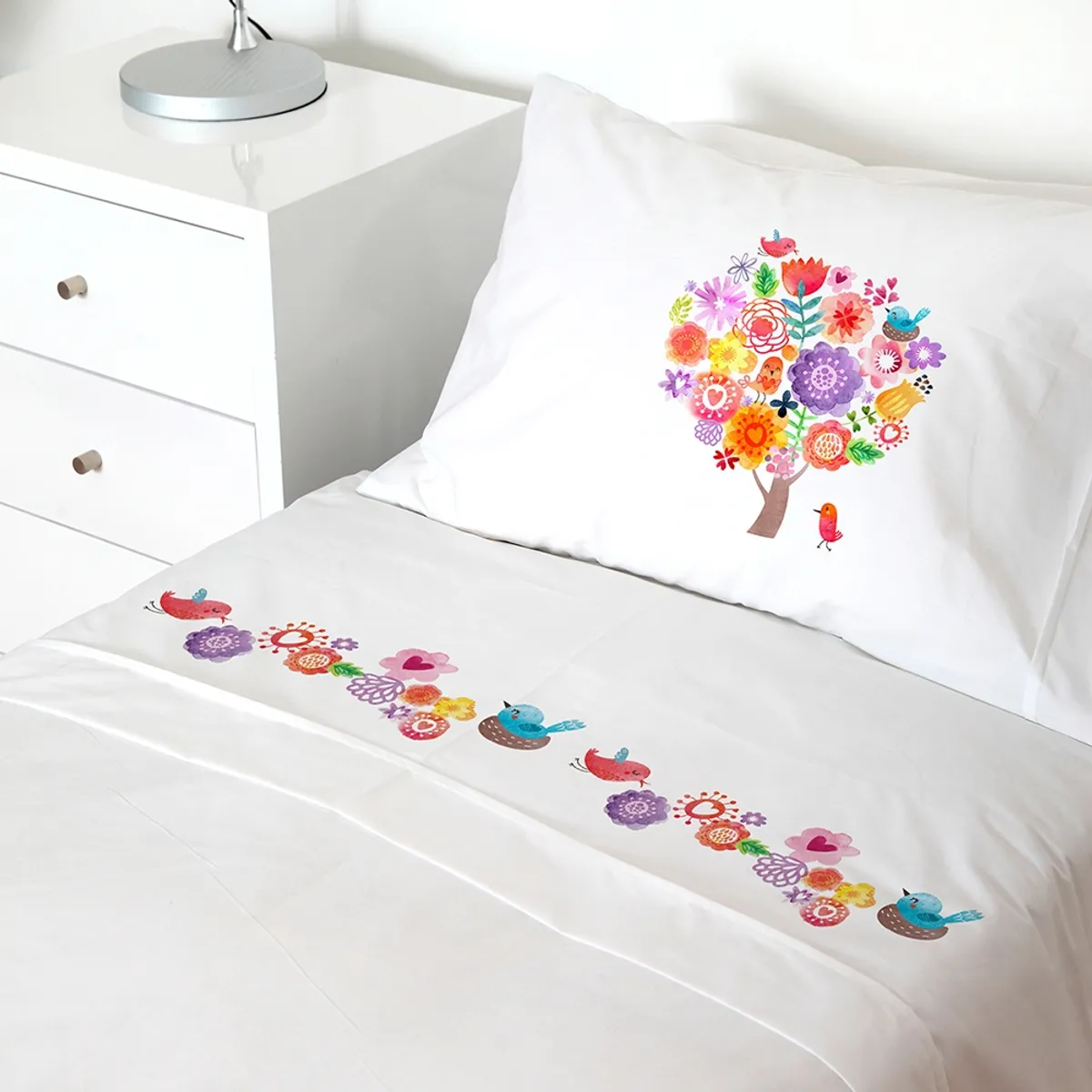 TUYO PRINT - Juego de Sábanas 15 Plaza Arbolito