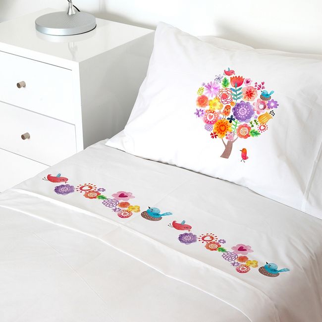 TUYO PRINT - Juego de Sábanas 15 Plaza Arbolito