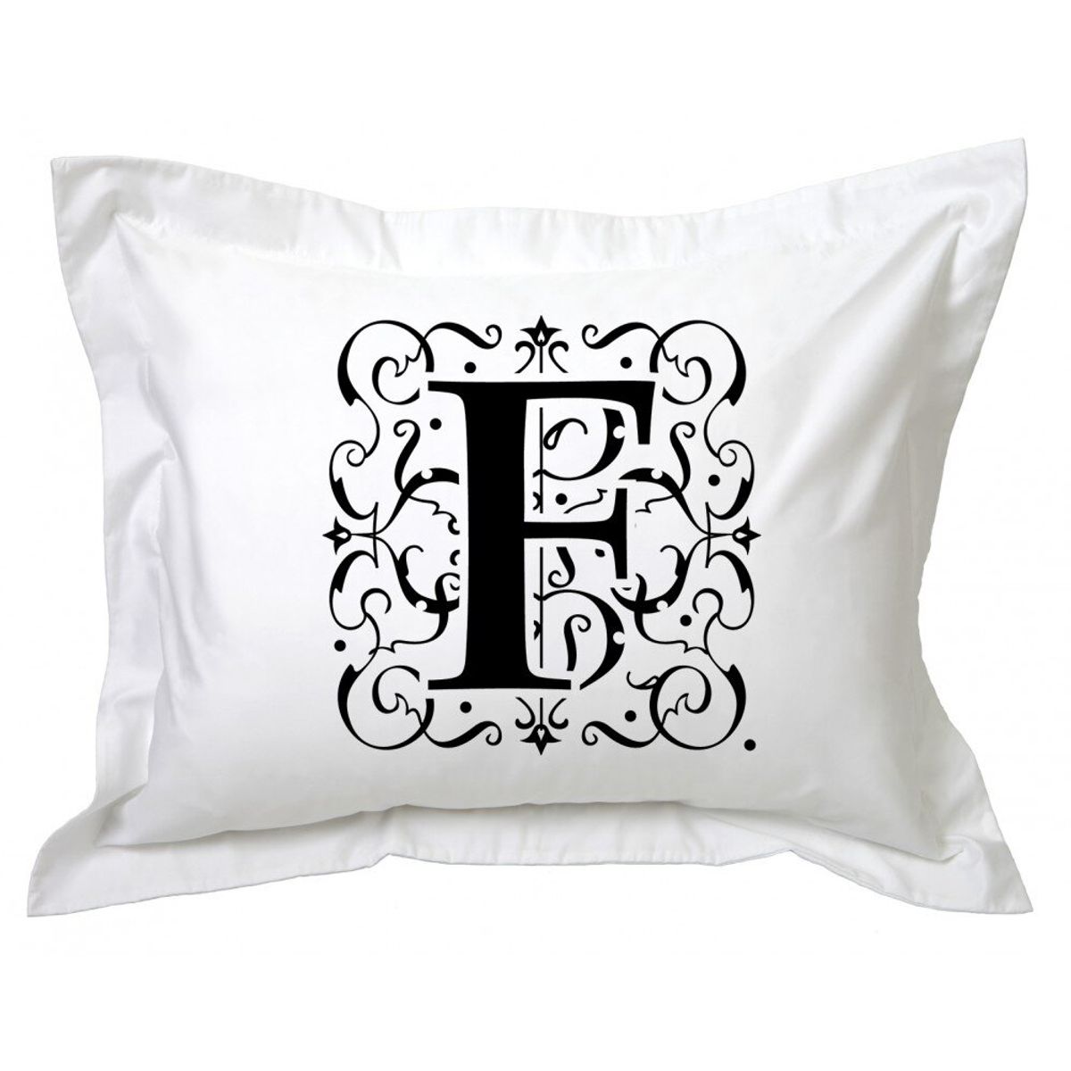 TUYO PRINT - Funda de Almohada Letras Deco F