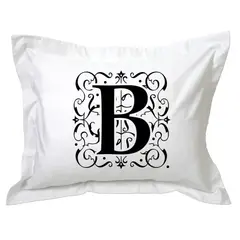 TUYO PRINT - Funda de Almohada, Letras Deco B