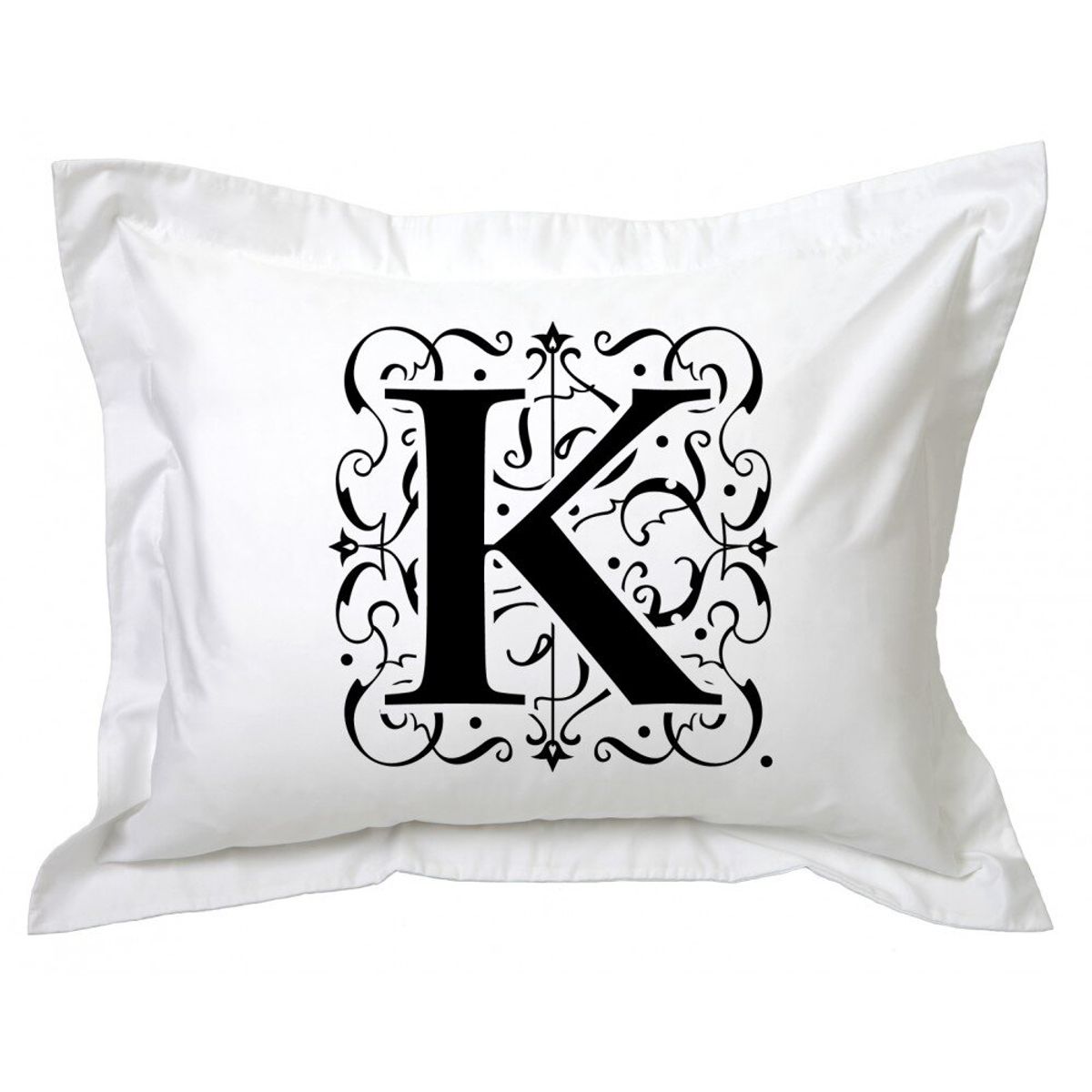 TUYO PRINT - Funda de Almohada Letras Deco K