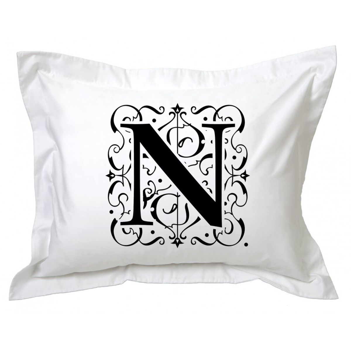 TUYO PRINT - Funda de Almohada Letras Deco N