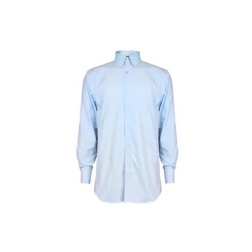 ACTIVEX - Camisa Oxford Manga Larga Celeste UPF 20 ACTIVEX_.