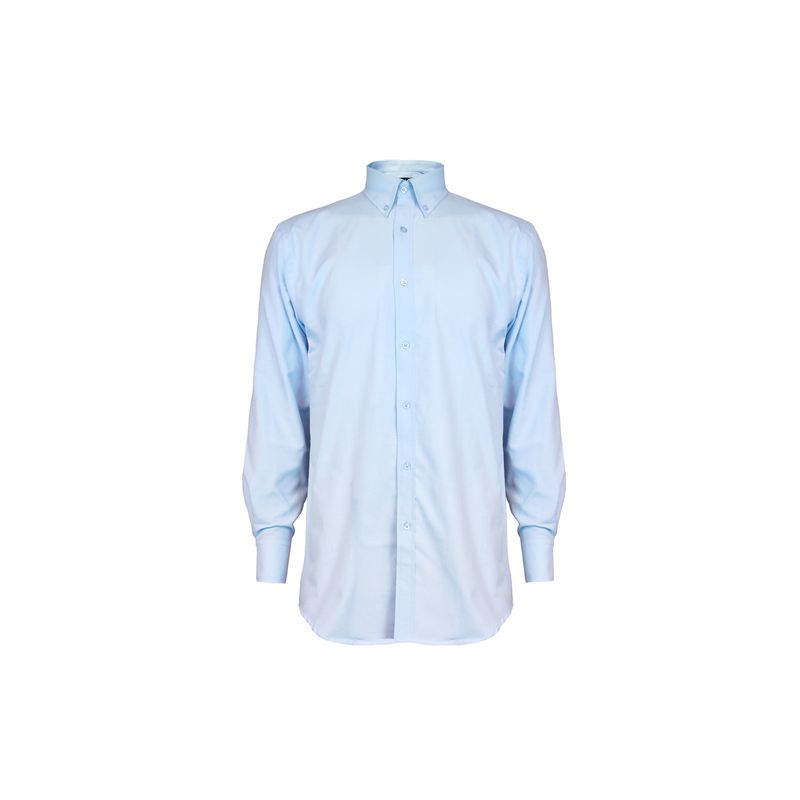 ACTIVEX - Camisa Oxford Manga Larga Celeste UPF 20 ACTIVEX