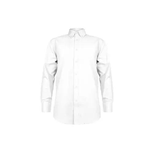 ACTIVEX - Camisa Oxford Manga Larga Blanca UPF 20