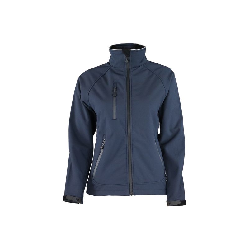 ABSOLUTE ZERO - Chaqueta Softshell Azul Mujer Z-2600