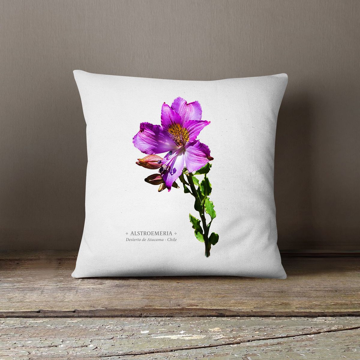 ANDES1 - Funda De Cojín De Alstroemeria