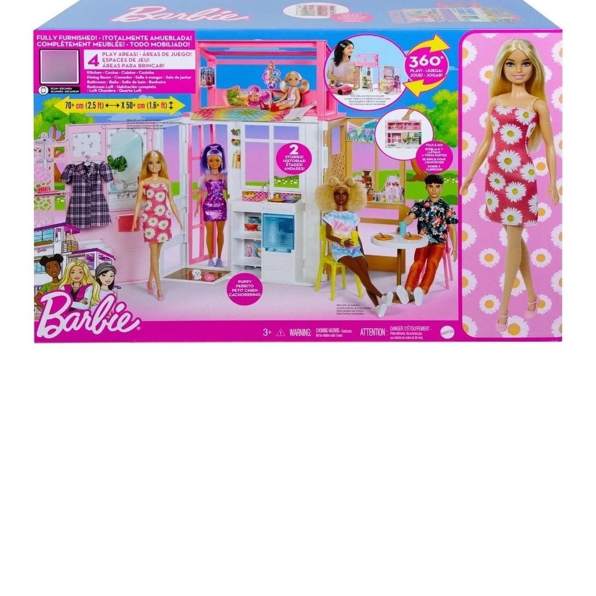 BARBIE - Casa glam barbie con muñeca - mattel