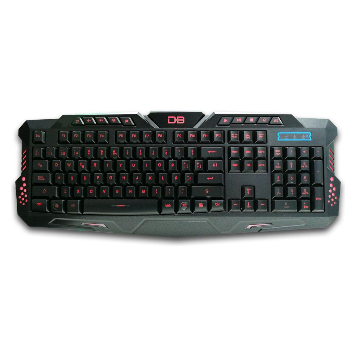 DBLUE - Teclado Gamer Retroiluminado Led K43 Pro Ergonómico