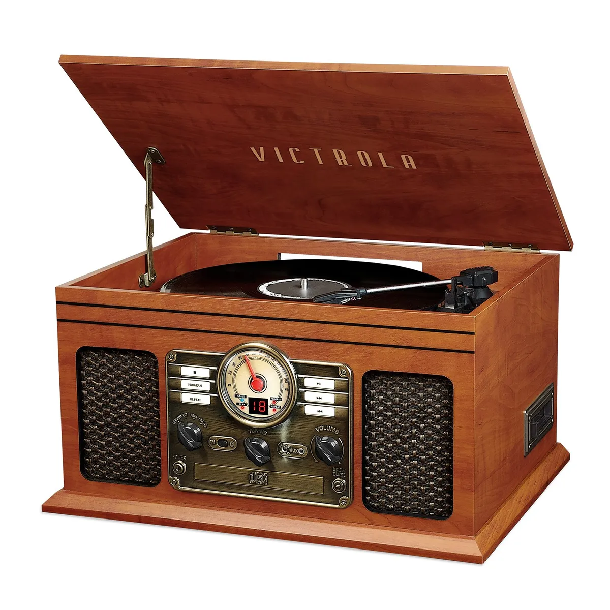 VICTROLA - Tornamesa Nostalgic Bluetooth Victrola 6 En 1