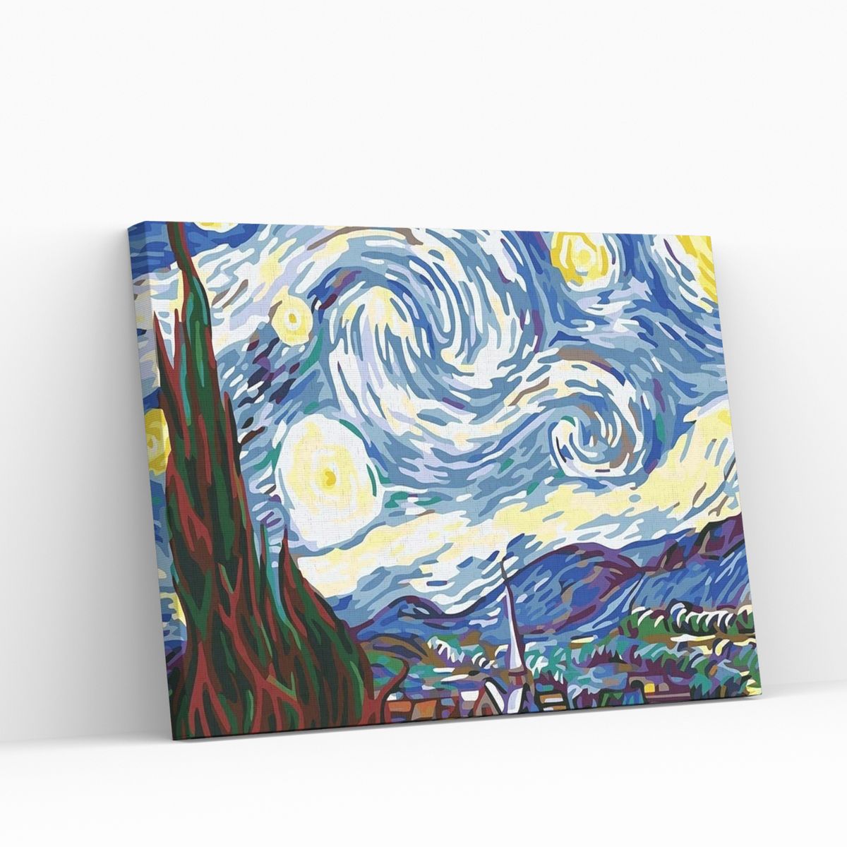 GENERICO - Pintura diamante Noche estrellada- En Bastidor - 40x50 Diamond painting
