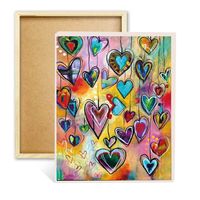 Diamond Painting - Pintura Con Diamantes 40x50 Cm Globos