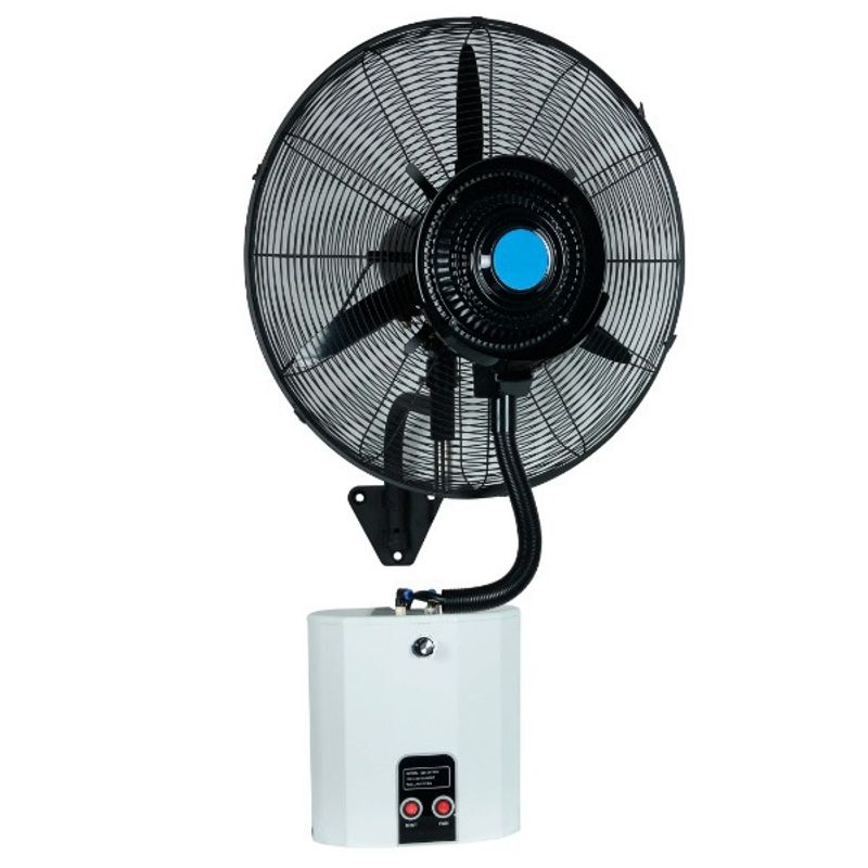 GENERICO - Ventilador Agua Nebulizador Muro Pared 26 PuLG
