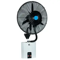 GENERICO - Ventilador Agua Nebulizador Muro Pared 26 PuLG