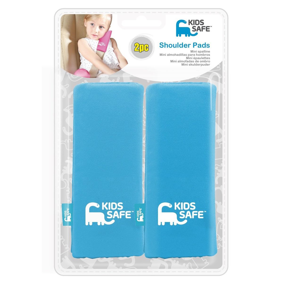 KID SAFE - Pack Cubre Cinturón Seguridad Azul