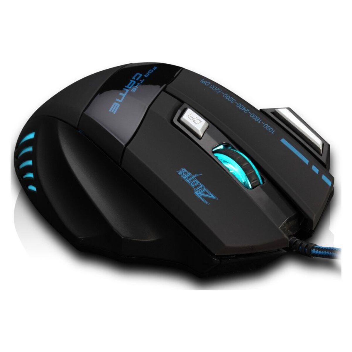 ZELOTES - Mouse Gaming Con Cable 7 Keys Zelotes T-80