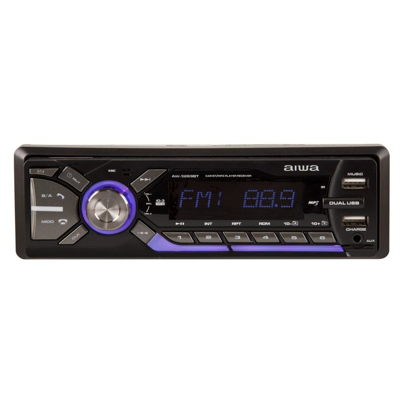 AIWA - Radio Auto 1 Din Bluetooth Mp3 Usb Aw-3269Bt