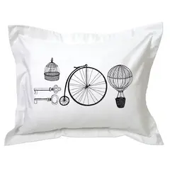 TUYO PRINT - Funda De Almohada Retro