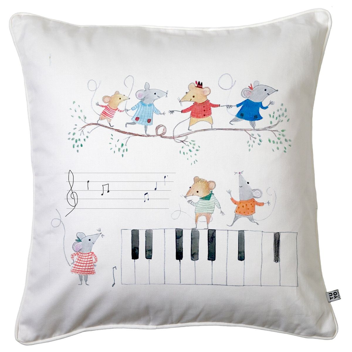 TUYO PRINT - Cojín Músicos - 45x45 - Tuyo Print