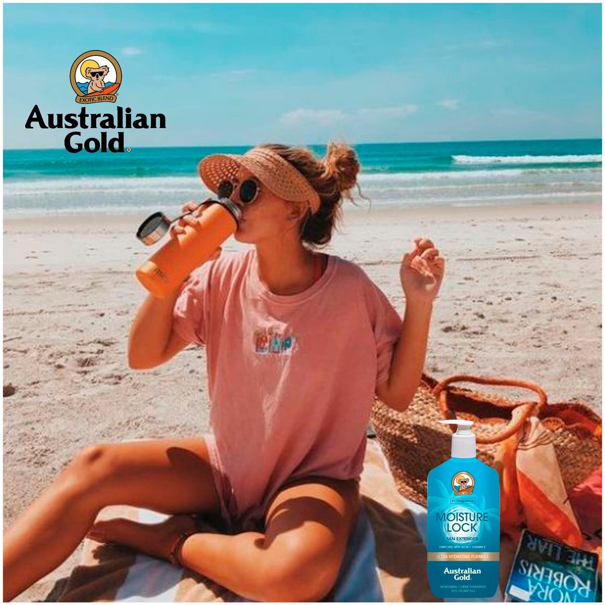 AUSTRALIAN GOLD - Australian Gold Prolongador De Bronceado Moisture Lock 473ML