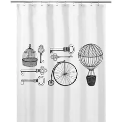 TUYO PRINT - Cortina de Baño Retro -