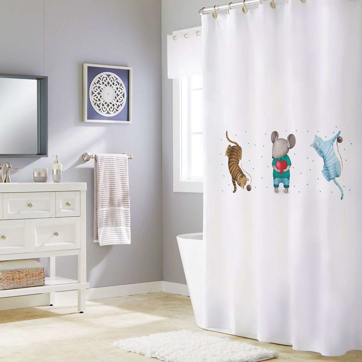 TUYO PRINT - Cortina de Baño Ratoncito - Tuyo Print