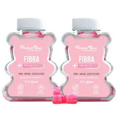 Perfect Bear - Fibra Mas Probióticos, Estreñimiento Y Digestión, 2 meses