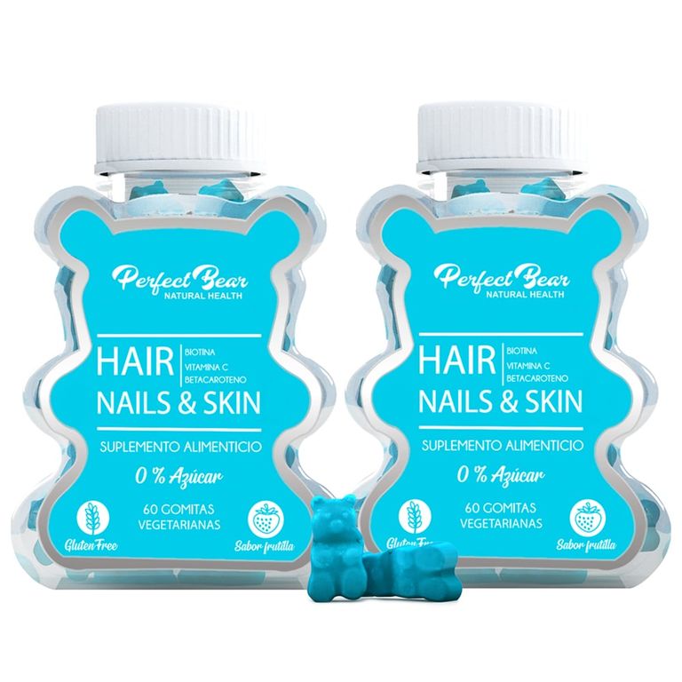 Biotina Vitaminas Para Cabello, Unas Y Piel Gomitas X 2 meses
