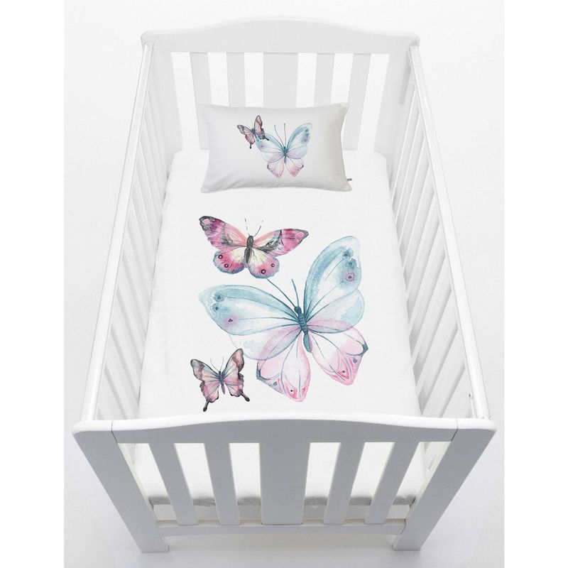 TUYO PRINT - Cubreplumón Cuna Mariposa