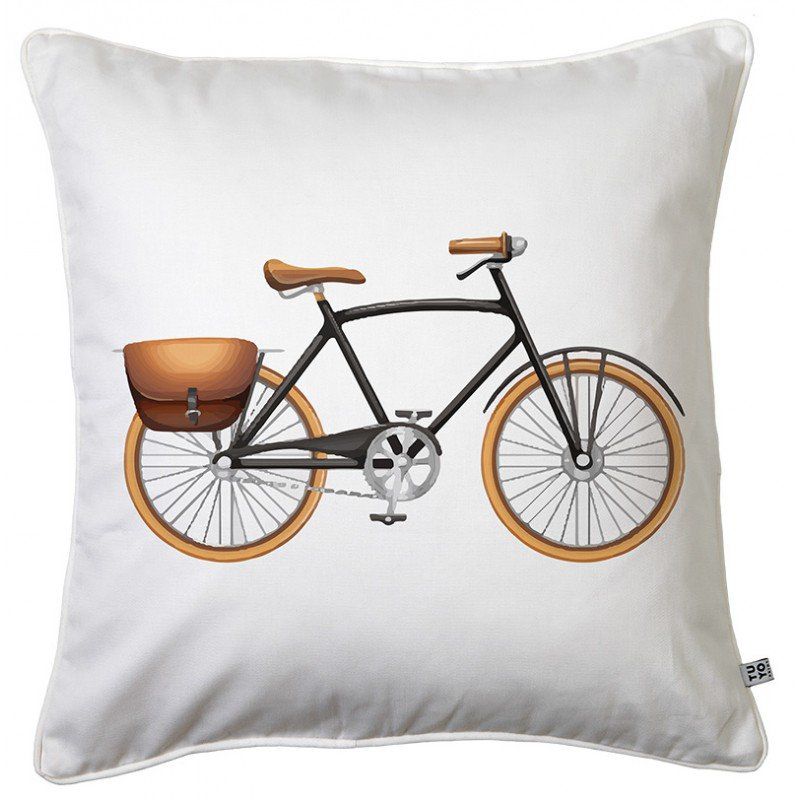 TUYO PRINT - Cojín Bici Negra - 45x45
