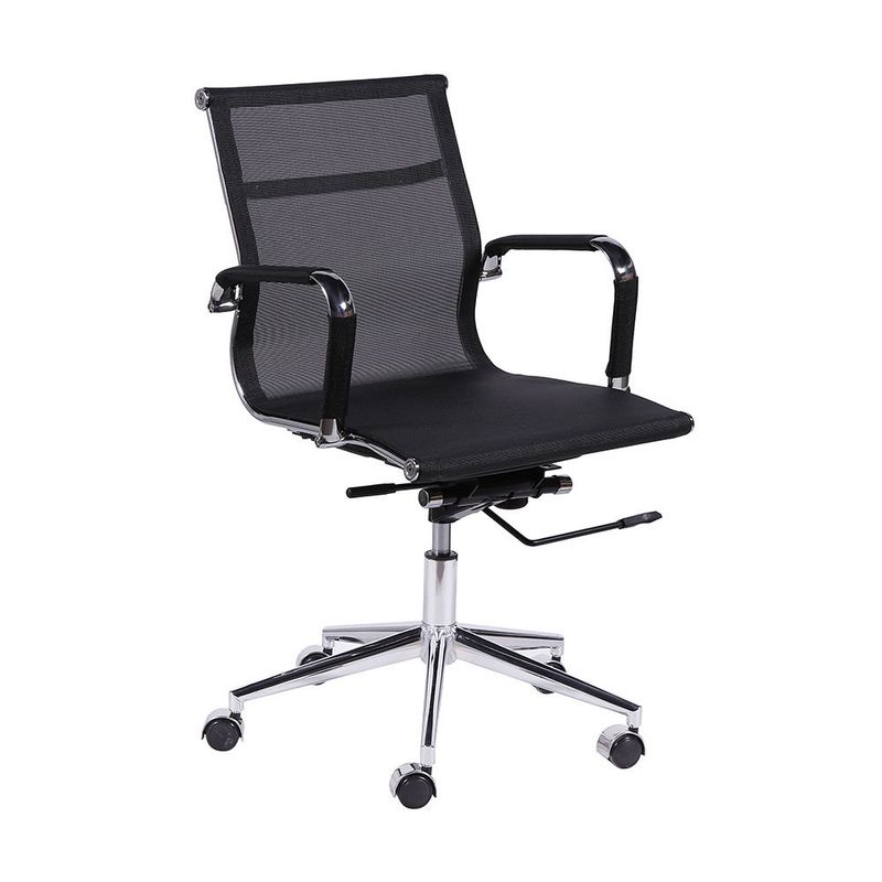 SANSSOUCI - Silla ejecutiva escritorio Carson Baja Negra