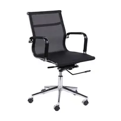 SANSSOUCI - Silla ejecutiva escritorio Carson Baja Negra