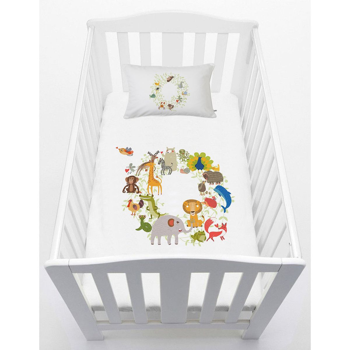 TUYO PRINT - Cubreplumón Cuna Zoo