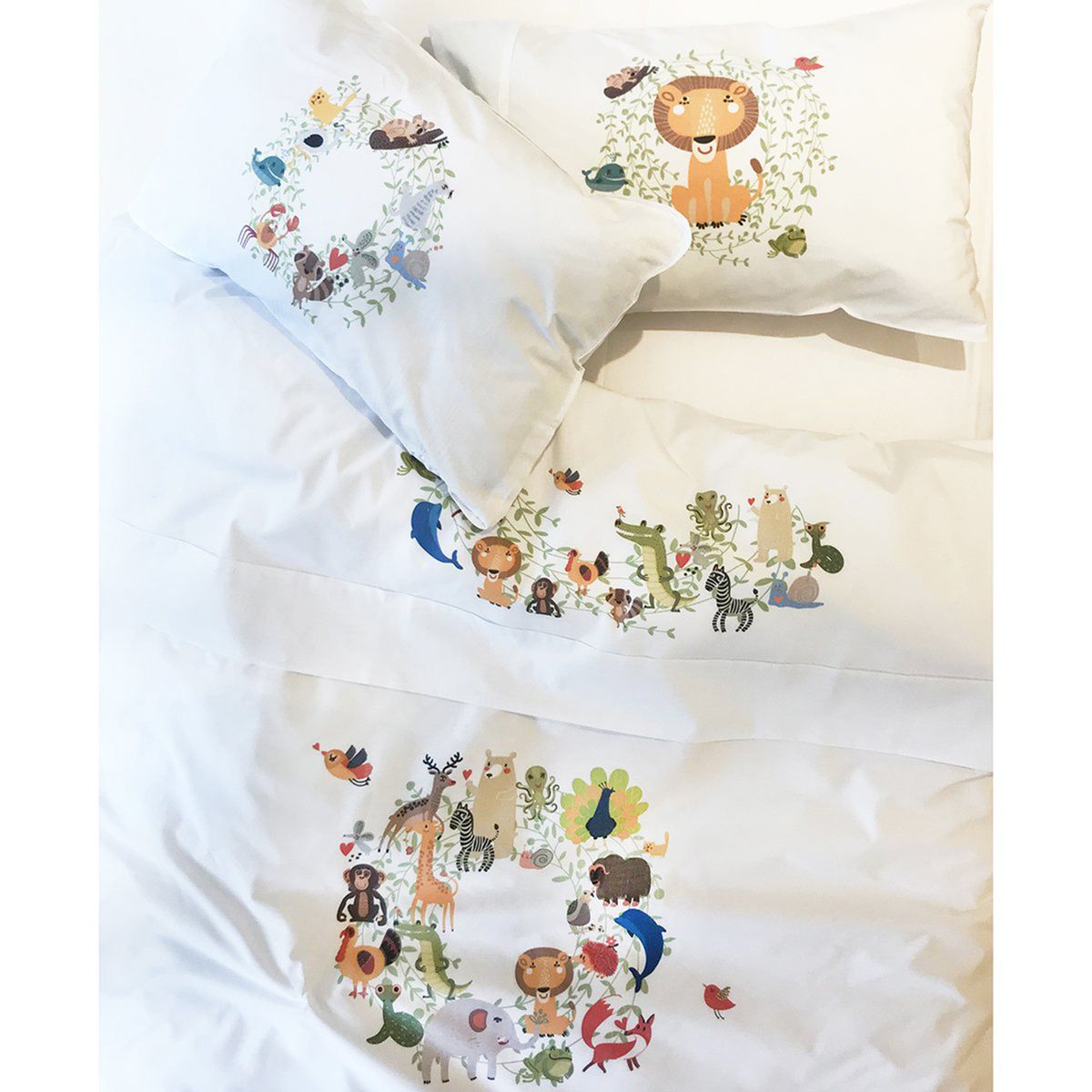 TUYO PRINT - Cubreplumón Cuna Zoo