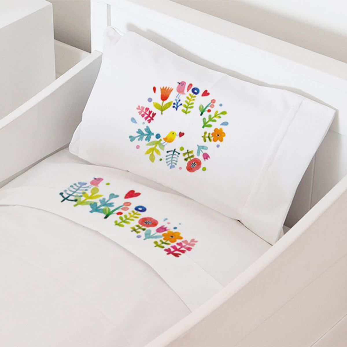 TUYO PRINT - Juego de Sábanas Pack And Play Matilde