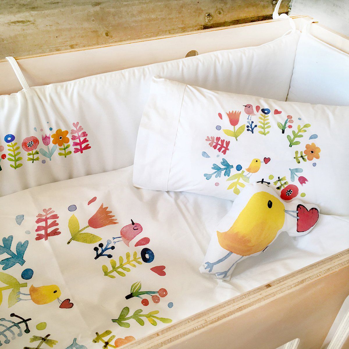 TUYO PRINT - Juego de Sábanas Pack And Play Matilde