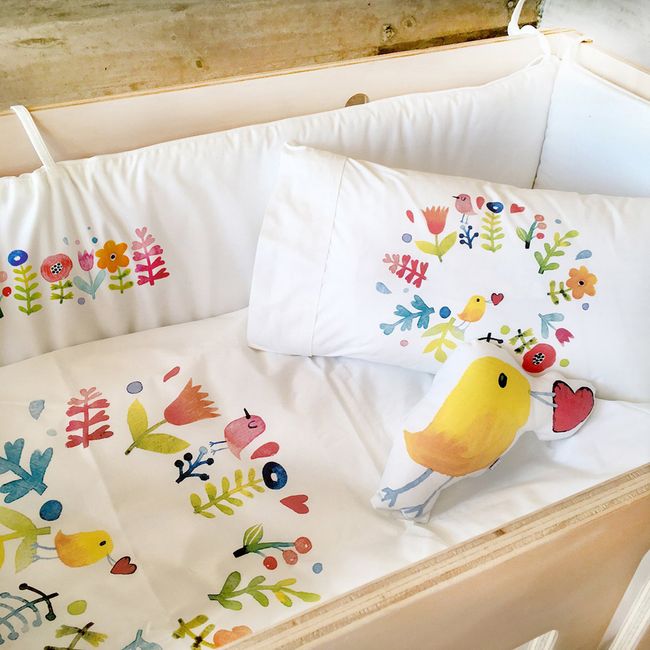 TUYO PRINT - Juego de Sábanas Pack And Play Matilde