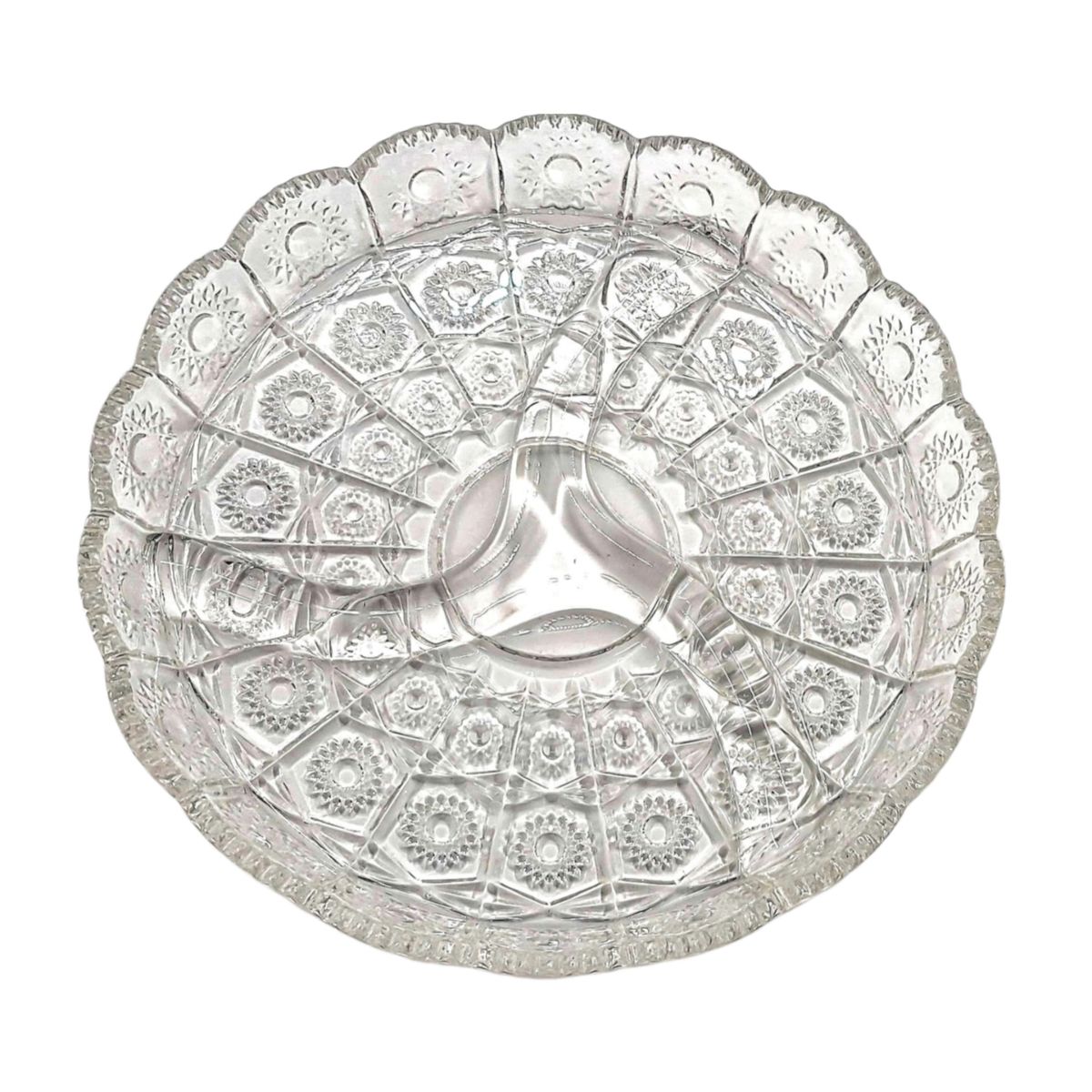 Plato fuente cocktail vidrio 20x20x3cm, marca MOGA - Foto 2