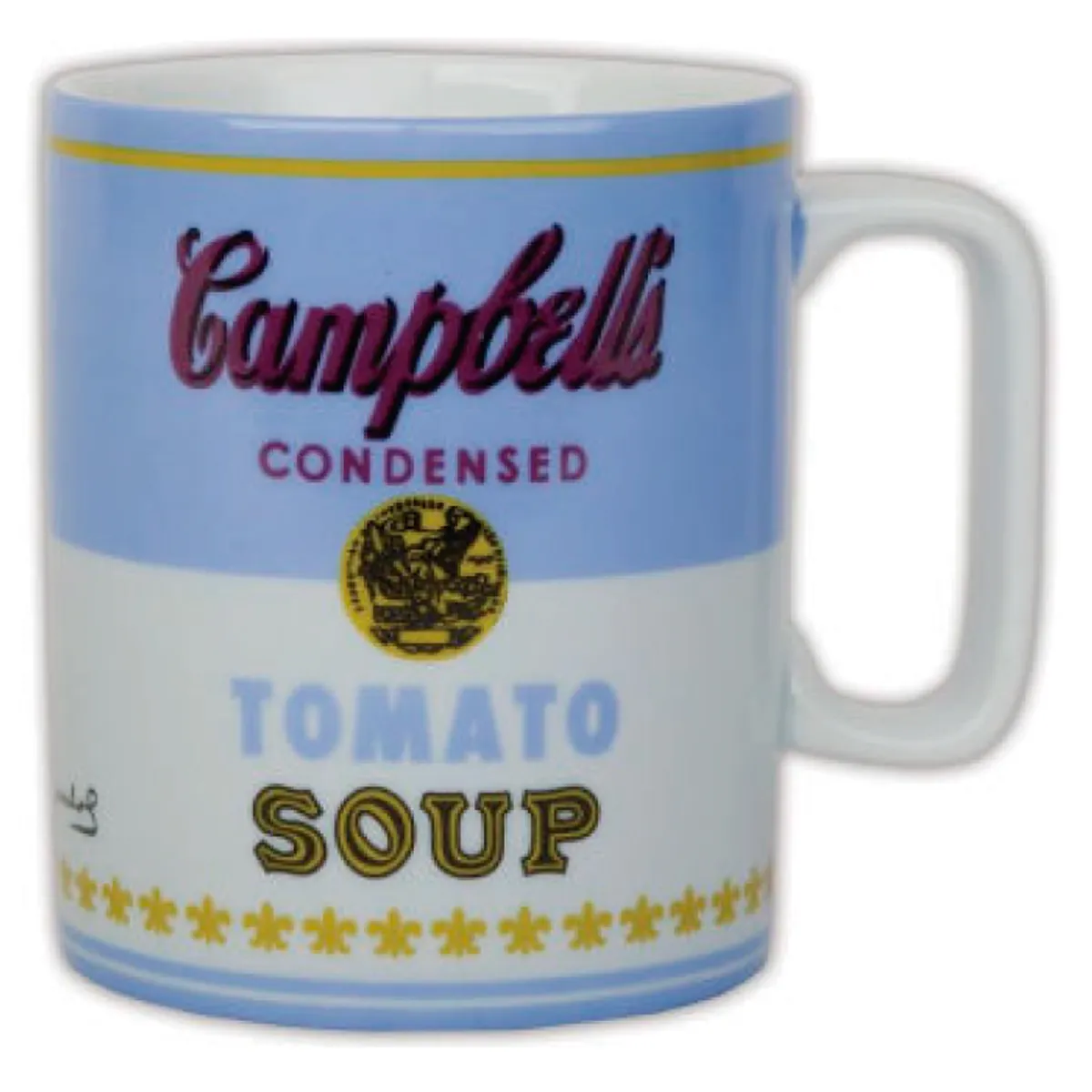 GALISON - Tazon Mug Andy Warhol, Campbell Soup, Azul