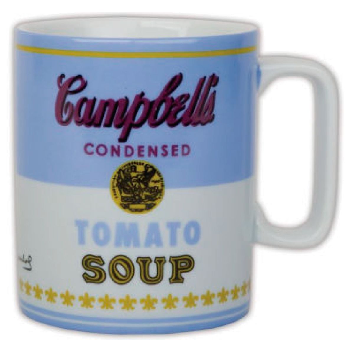 GALISON - Tazon Mug Andy Warhol, Campbell Soup, Azul