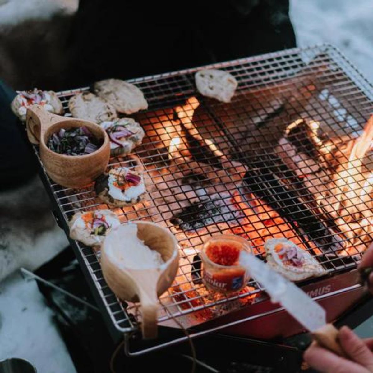 PRIMUS GAMING - Parrilla/Fogón portátil Kamoto Openfire