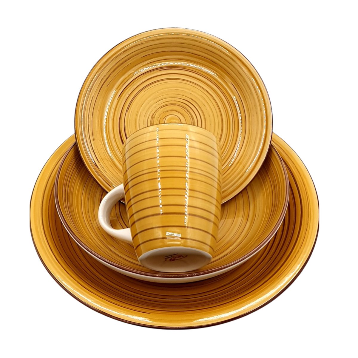 MOGA - Juego de loza set 16 pza vajillas tazas bowl 104703.