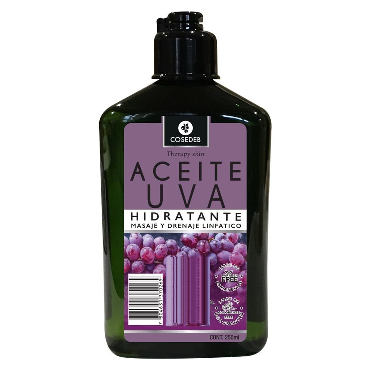 COSEDEB - Aceite Masaje Therapy Hidratante Uva Cosedeb 250ml